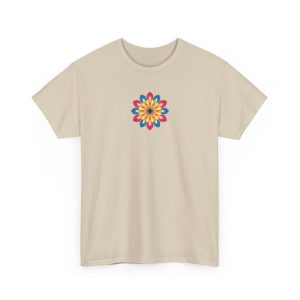 Ladies Half Sleeve - Boho Flower Graphic T-Shirt